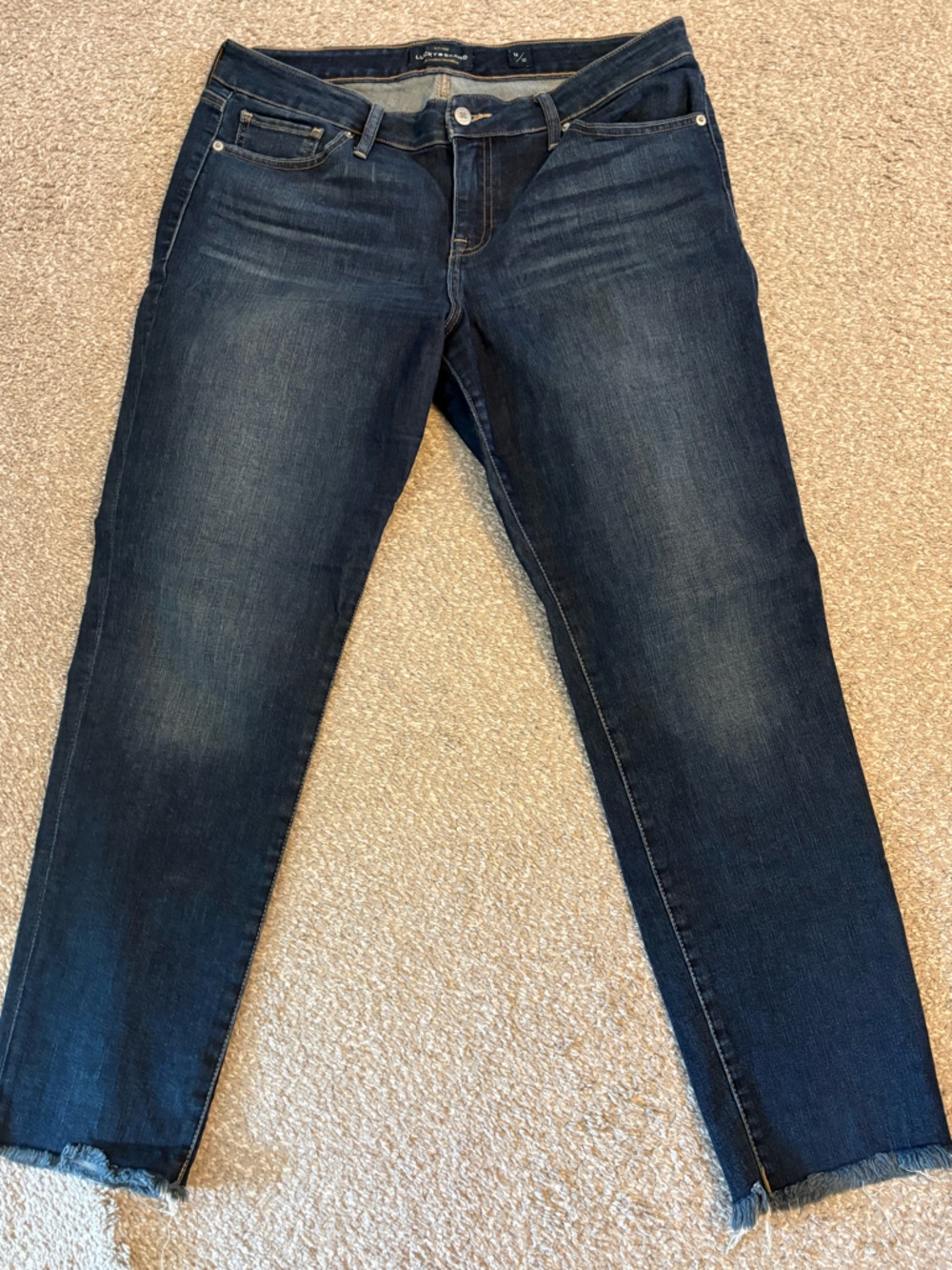Women’s Lucky Brand Dark Wash Straight Leg Jeans